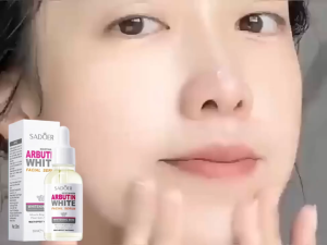 SADOER Whitening Brightening Serum Cerah Maksimal Untuk Kulit Sensitif Dan Berminyak Dengan Hyaluronic & Collagen ARBUTIN WHITE