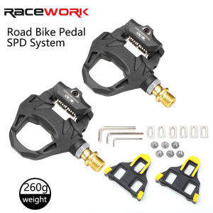 Bàn Đạp Xe Đạp Đường Trường Nhẹ RACEWORK 260g Tự Khóa Có Bạc Đạn Dành Cho Hệ Thống SHIMANO SPD SL Phụ Tùng Xe Đạp
