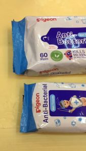 Pigeon Antibacterial Wet Tissue Refill 60s: Tisu Basah Praktis & Higienis