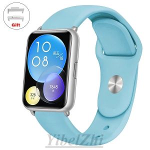 Sport Band For Huawei Watch FIT 2 Smart watch Strap Silicone Wristband Correa Vitality Bracelet fit2 watchbands Belt Accessories