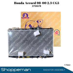 17062 HONDA ACCORD 2.3 CG5 1998-2000 RADIATOR ASSEMBLY A/T 375x678x16mm PA16 1ROW 19010-PAA-A01 19010-PCA-013