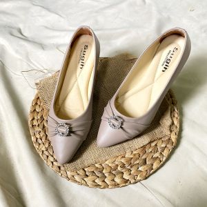 Flatshoes Bella ROSEE Wanita - Sepatu Sandal Balet Wanita Pita Cincin Sol Karet NonSlip