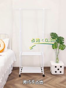 HESPR🌈ราวแขวนเสื้อ แขวนหมวก ราวตากผ้า ไม้แขวนเสื้อ ชั้นวางอเนกประสงค์ มีล้อในตัว (ทรงสามเหลี่ยม) พร้อมส่ง!!