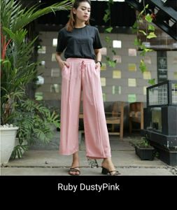 kulot crinkle premium/celana kulot wanita