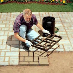Vktech Garden Pavement Mold DIY Paving Cement Brick Stone Road Concrete Path Maker