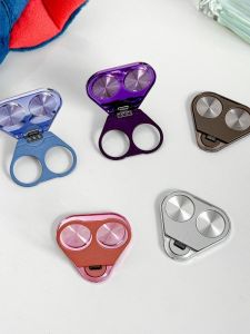 Full Metal Mobile Phone Stand Ring Clip 360 Degree Rotation Ultra Thin Portable Adhesive Horizontal And Vertical Support Lazy Essential Phone Case Back Patch