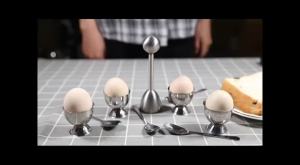 Bộ Khay Đựng Trứng Bằng Thép Không Gỉ Dùng Được Cho Trứng Luộc Cứng Và Trứng Luộc Mềm Thân Thiện Với Môi Trường Dụng Cụ Nhà Bếp Quà Tặng Tiện Ích Cho Nhà Bếp