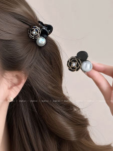 Princess Style Pearl Hair Clip Womens Fringe Hair Clip Side Bun Hair Accessory Elegant Hair Card Headwear  Outburst