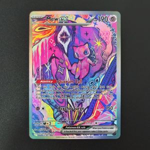 Funism | Self Made Version Painted style Mew Arceus Umbreon Miraidon Trainer English Lillie Marnie Game Collection Card Toy