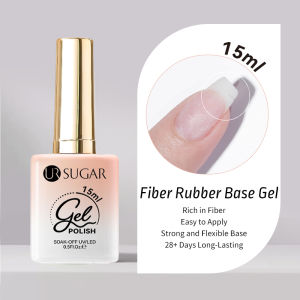 UR SUGAR 15ml 2 in 1 Primer Construction Nail Gel Fiber Rubber Base Gel Semi Permanent DIY Functional Gel Nails Art Manicure