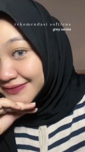 New More DUBAI CRYSTAL GREY Softlens Minus Diameter 14.5mm