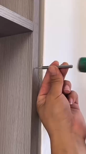 500pcs Double-Head Skirting Thread Seamless Nails With 5pcs Sleeve Tools / Invisible Screws For Solid Wood Trim