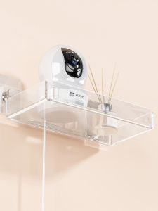 No-Drill Corner Wall Shelf Mount for Router & Camera