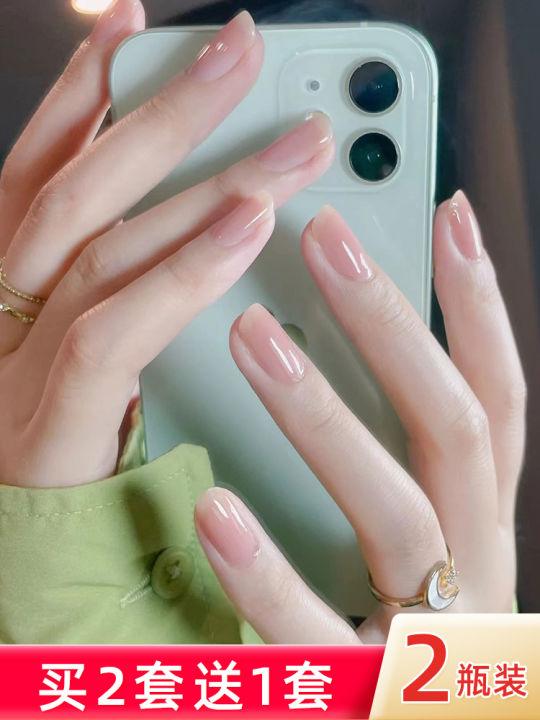 Justเด็กผู้หญิง Nail Polish ติดทนนาน แห้งเร็ว ครีมสีสันสดใส สำหรับผู้หญิง ป้องกันเล็บ ช่วยให้สีขาว สีสันสดใส เหมาะกับทุกสภาพผิว