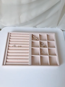 New Pearl Jewelry Box Ring Earrings Necklace Storage Display Box