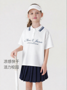 Marc&Janie | Cool and Quick-Dry Sports Polo Shirt for Girls
