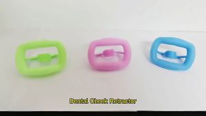 Silicon Dental Lip Cheek Retractor Mouth Opener 3D Oral Expand Bite Prop Dentistry Orthodontic Tools Autoclavable Tray