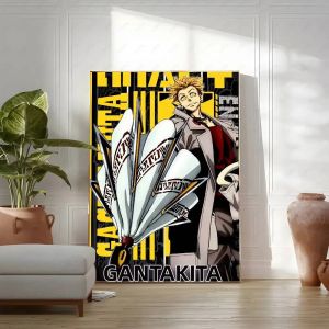 Bandai | Anime Nhật Bản G-GACHIAKUTA Đô Thị Siêu Năng Lực Máu Nóng Hoạt Hình Manga Canvas Nghệ Thuật Treo Tường Poster Dành Cho Teen Trang Trí Phòng Phong Cách Hiện Đại In Hình