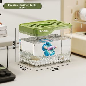 Mini Durable Transparent Desktop Fish Tank