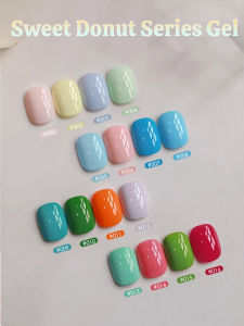 1pcs ZH Popular Super Sweet Macaron Dopamine Nail Art Nail Supplies Spring/Summer Whitening Sweet Donut Series Gel Nail Polish