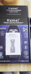 Kemei | Kemei Washable 3D Electric Shaver For Men Wwet Dry Beard Wlectric Razor Rechargeable Facial Shaving Machine LED Display