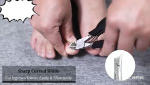 Professional Heavy Duty Stainless Steel Toenail Clippers / Pedicure Nail Cutters Perfect For Thick & Ingrown Toenails / Manicure