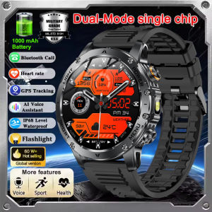 New T-Rex 3 Ultra Military Grade 1000mAh Battery Smart Watch Men IP68 Waterproof Sports Fitness Bluetooth Call AMOLED Smartwatch
