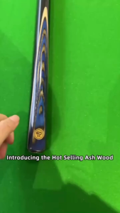 WEISHIDUN 3/4 Split Snooker Cue | 10mm Tip Premium Ash Wood Shaft & Maple Handle | 145cm 550g Professional Billiards Cue for Precision Play