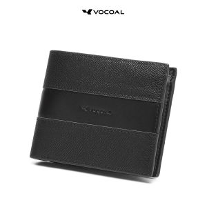 VOCOAL Mens Wallet Cash Slot Simple Short Wallet Soft PU Business Wallet Retro Wallet Multi-Card Position Wallets Travel Purses Coin Wallet
