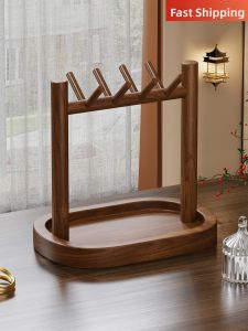 evesigar | Entryway & Living Room Home Antique Wooden Storage Rack