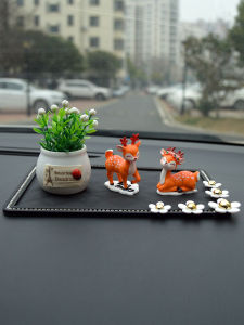 Adorable Goddess Style Car Decoration Deer 2024 New Model Air Conditioner Console Interior Decoration Cute Lucky Charm Car Accessory