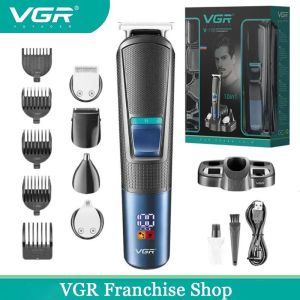 VGR Five in One Mens Beauty Set Professional Electric Shaver Beard and Nose Hair Trimmer Barber Set V-108