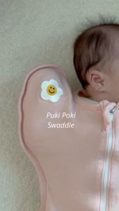 Puki Poki_ผ้าห่อเด็กแรกเกิด Swaddle ลายดอกไม้น่ารัก Newborn Flower Swaddle