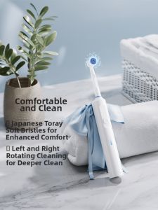 JIUSHANMEI | Rotating Soft-Bristle Electric Toothbrush for Children 12+