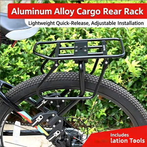 Aluminum Alloy Stable Bicycle Rear Rack Bicycle Rack Detachable Bicycle Rear Rack Luggage Rack