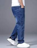 Men Denim Jeans Long Pants Pant Seluar Jean Seluar Panjang Lelaki Blue Black Light Dip Mp