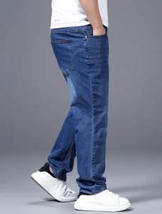 Men Denim Jeans Long Pants Pant Seluar Jean Seluar Panjang Lelaki Blue Black Light Dip Mp