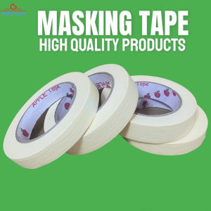 Polocat เทปกาวปิดผนึกสีขาวกระดาษกาว20ม. สำหรับตกแต่งที่พักพิงรถกันน้ำได้ทนต่ออุณหภูมิสูงเทปกาวกระดาษ