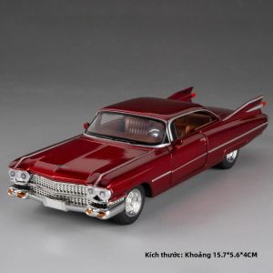 Mô Hình Xe Hơi Đồ Chơi Đúc Kim Loại Eldorado Biarritz Charger 1970 Có Đèn Có Nhạc Cửa Mở Chức Năng Kéo Lùi Dành Cho Trẻ Em