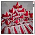 IKAT KEPALA MERAH PUTIH / BANDO MERAH PUTIH / BELANGKON MERAH PUTIH / TOPI MERAH PUTIH AKSESORIS HUT RI 17 AGUSTUS / TMP7870. 