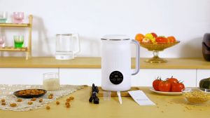 เครื่องทำน้ำนมถั่วเหลือง 1200 มล. เครื่องปั่นหลายฟังก์ชัน เครื่องปั่นพกพา เครื่องทำน้ำนมถั่วเหลืองระบบทำความร้อนอัตโนมัติ เครื่องบดผนัง 220V