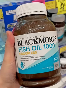 Blackmores Dầu Cá Không Mùi Omega 3 1000mg Vàng DHA EPA Thực Phẩm Bổ Sung Vitamin