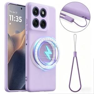 Liquid Silicone Skin Feel Magnetic Shell For MOTO Edge 70 Fusion + 60 Ultra 50 Neo Pro G67 G77 G86 Power G56/66J/Y Protect Cover
