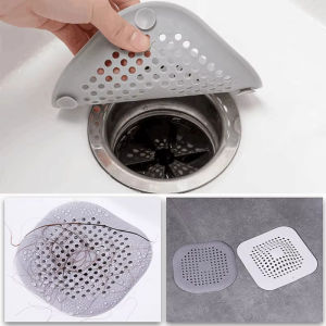 Shower Drain Plug Hair Catcher Stopper Kitchen Sink Filter Sewer Silicone Bathroom Floor Bathtub Water Purifier Home Accessories