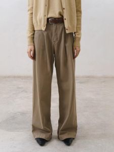 Cafe Brown High Waist Wide Leg Jeans Womens Autumn Winter plus Size Slimming Straight Long Pants Drapey Loose Fit Trousers