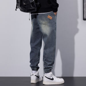 Vancl Casual Loose Mens Jeans American Style Workwear Straight Leg Cotton Blend Comfortable Soft Autumn Winter Trousers