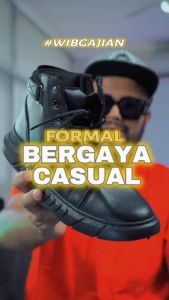 RJT Sepatu Boot Midnight Sneakers Pria Kasual Bahan Synthetic Leather Terbaru - Murah