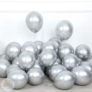 Balon Latex Metalik Chrome Balon Pesta per Pack (50pcs)