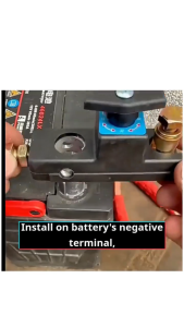 24V&12V Car Battery Terminal Connector with switch Motorcycle battery disconnect switch Clamp Copper