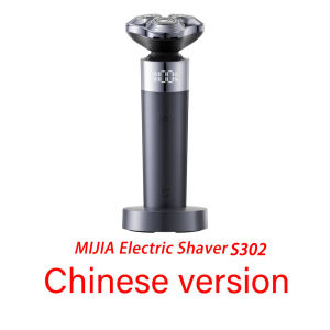 MiJia | MIJIA Electric Shaver S302 Mens Beard Trimmer Machine Shaving Portable Flex Razor IPX7 Washable Dry Wet Machine Shaving CN